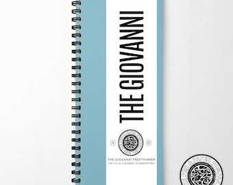 The Giovanni Freethinker - Premium Paper FreeWriting Notebook