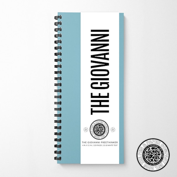 The Giovanni Freethinker - Premium Paper FreeWriting Notebook