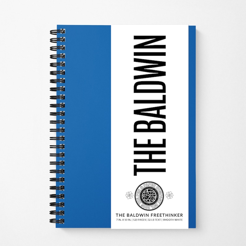The Baldwin Freethinker Premium Paper FreeWriting Notebook Blue