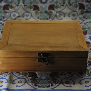 Scatolina in legno – scatola regalo portagioie con finestra, ecologica