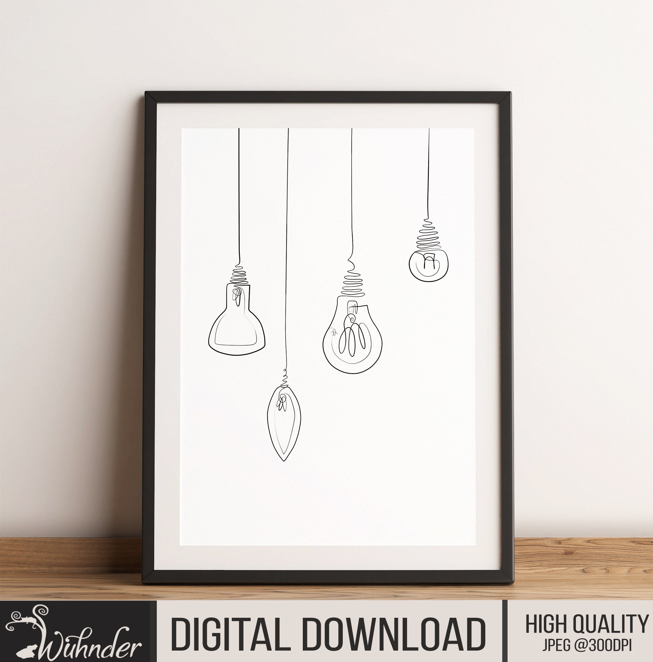 Lightbulb One Line Drawing, Lightbulb Moment, Light Bulb Doodle
