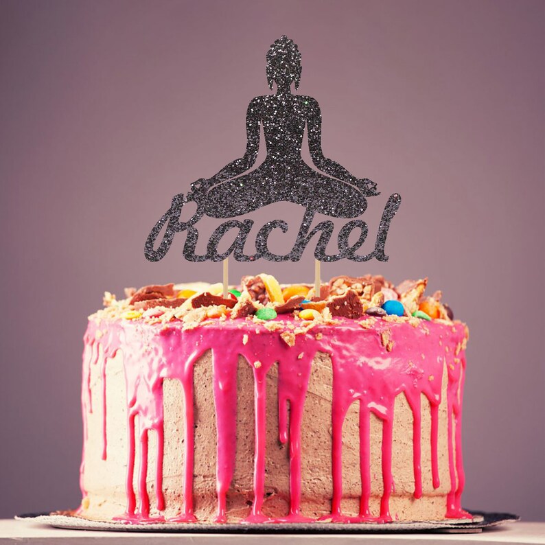 Topper Personnalise De Gateau De Bouddha De Meditation De Etsy