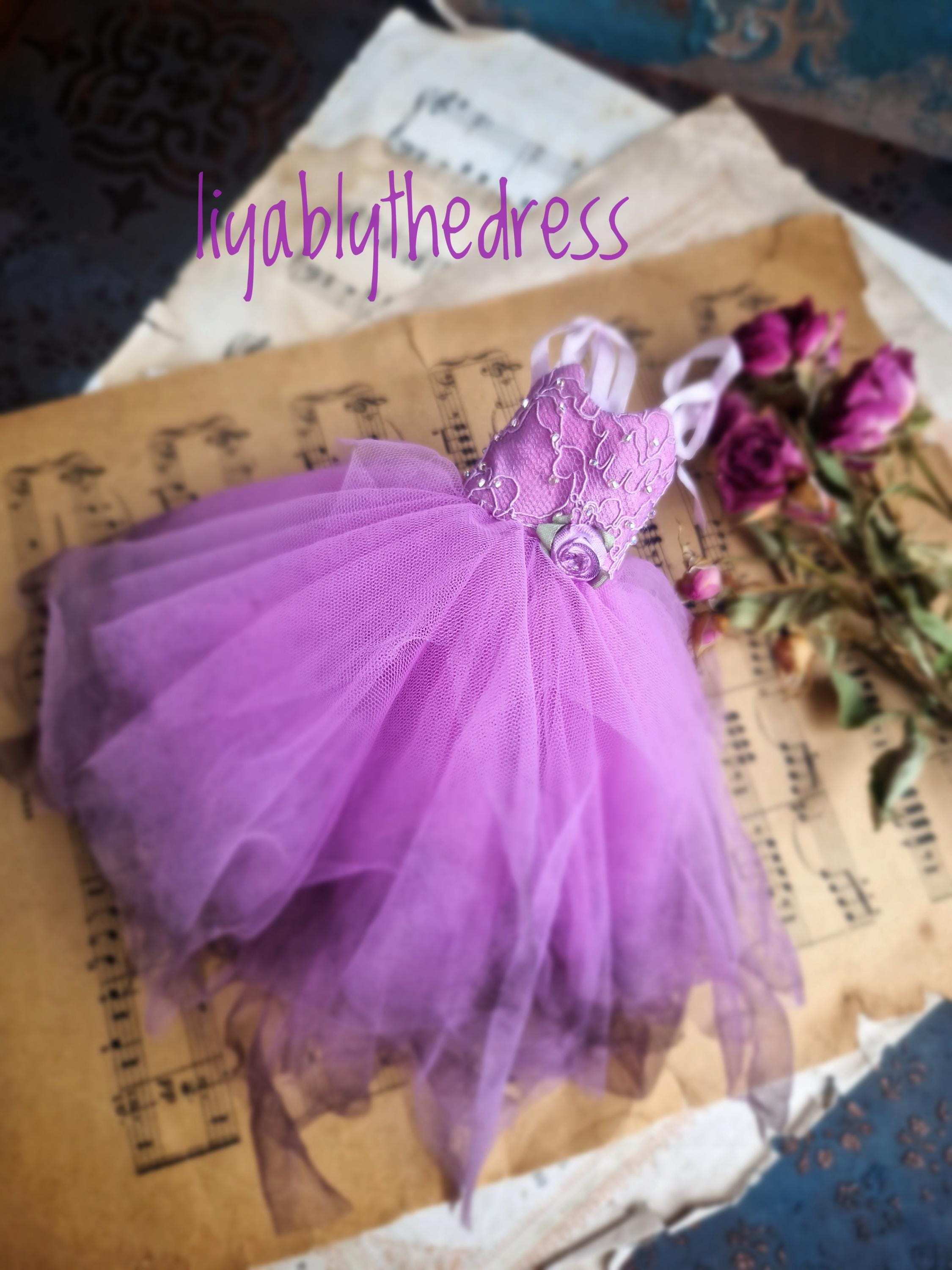Blythe doll/dress ballet/dress ballet doll/dress /tutu dresses/doll clothes/dress doll pullip/dress boho/vintage dresses/vintage