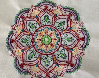 Mandala 3 flour sack towel