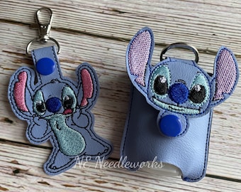Stitch Key Fob and Chapstick Holder - Etsy