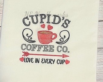 Cupid Coffee towel