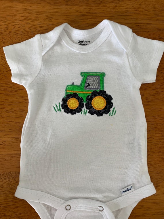 tractor onesie