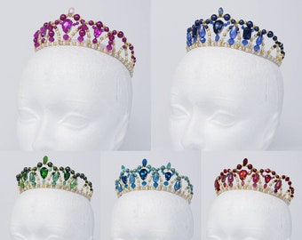 Petite beaded ballet tiara, headpiece, crown