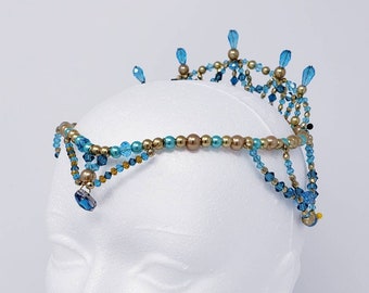 turquoise headpiece