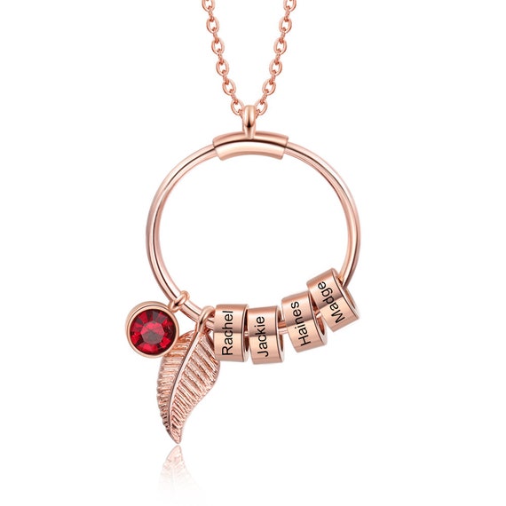 Mothers Necklace Ring Necklace 