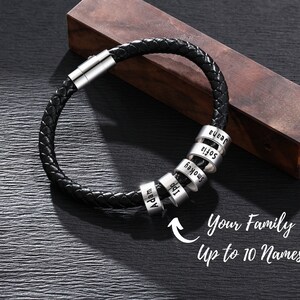 fathers day engraved bracelet