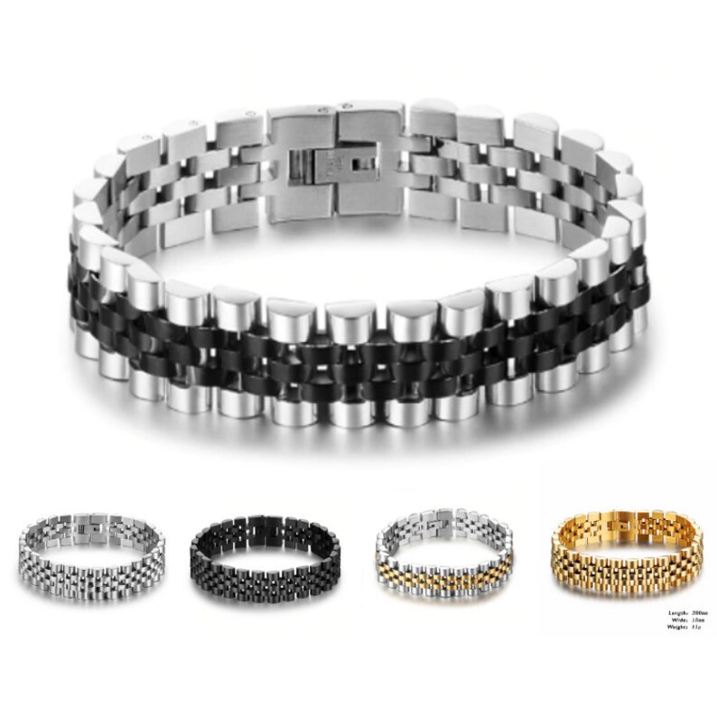 Men's Bracelet Stainless Steel Bracelet for Men | Etsy