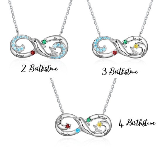 Exclusive Dolphin Birthstone Necklace 