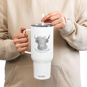 Cow Lover Insulated Tumbler: Custom Engraved Travel Cup