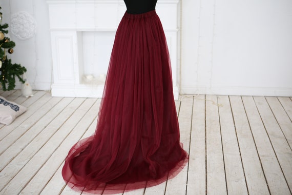 tutu skirt with train