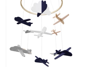 aeroplane cot mobile