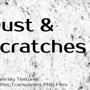 Stof en krassen Overlays, Photoshop Texture Effect voor fotografie, Film Emulatie, Film Grain, Analoge Fotografie Effect, Instant Download