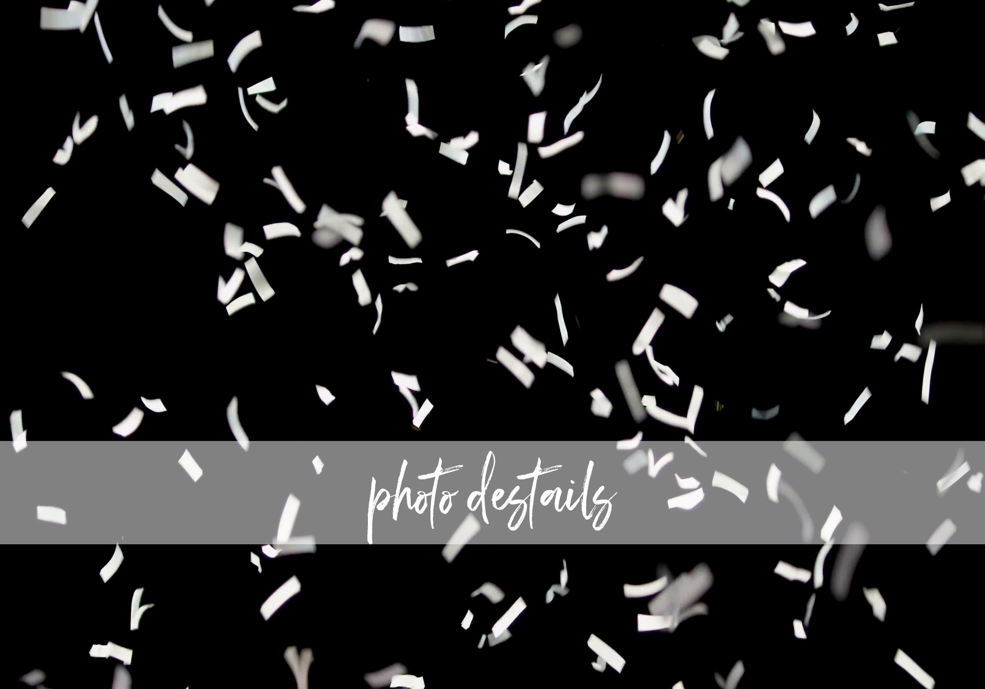 32 Confetti Overlays Overlays for Wedding Confetti Etsy
