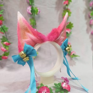 Ahri Spirit Blossom Ears for Cosplay kitsune fox