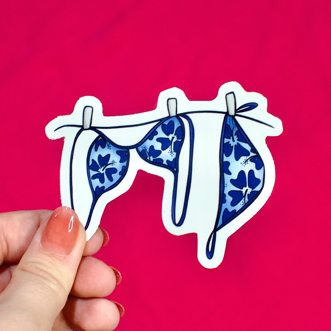 Bikini Line Sticker - Etsy