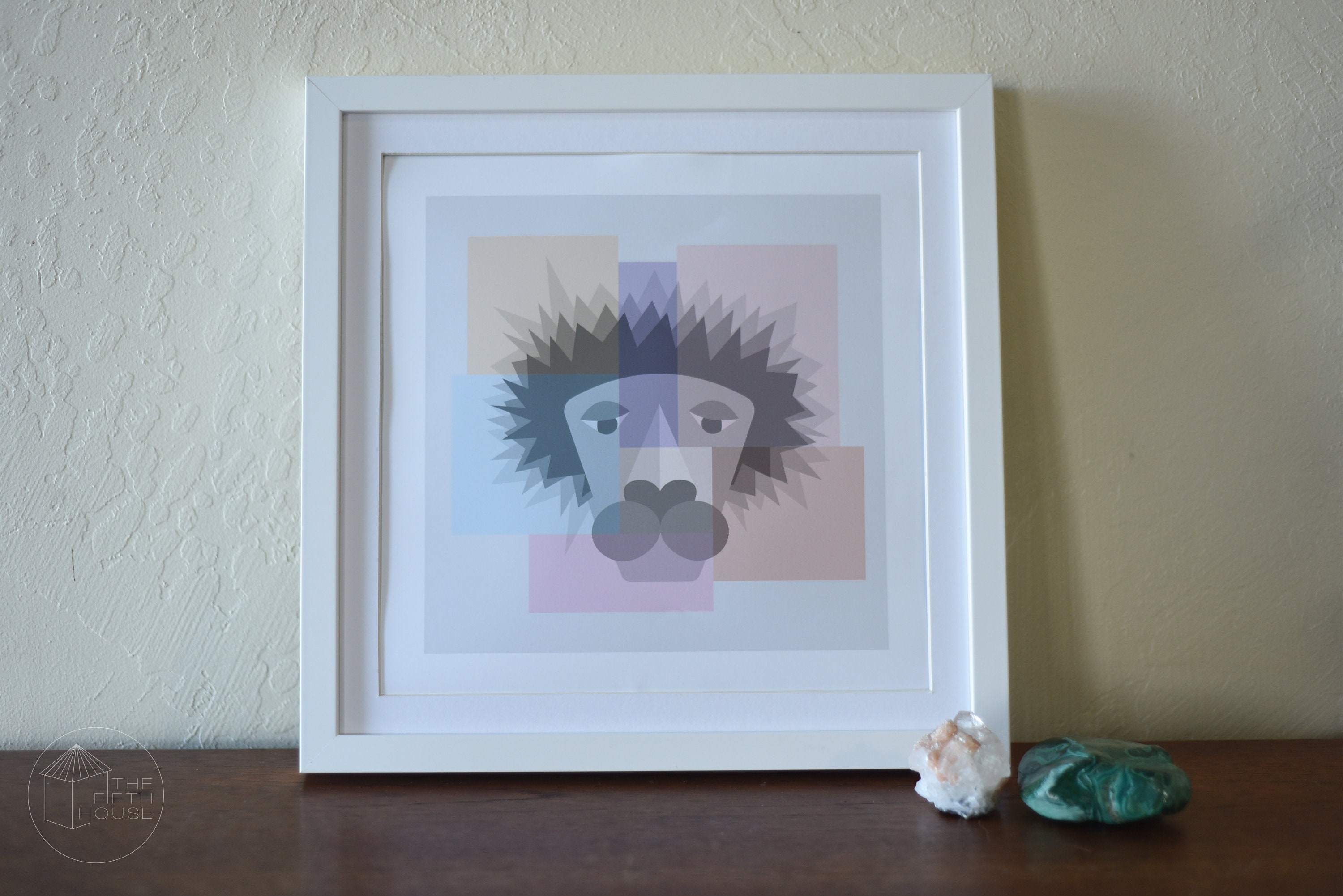Modern Leo Zodiac Artwork - Etsy