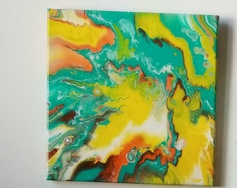 Aqua Sunburst