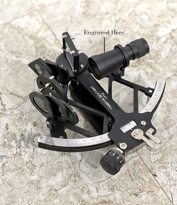 OUTIL DE NAVIGATION marine Tamaya Sextant 1712 9" noir objet cadeau... EUR 113,22 - FR
