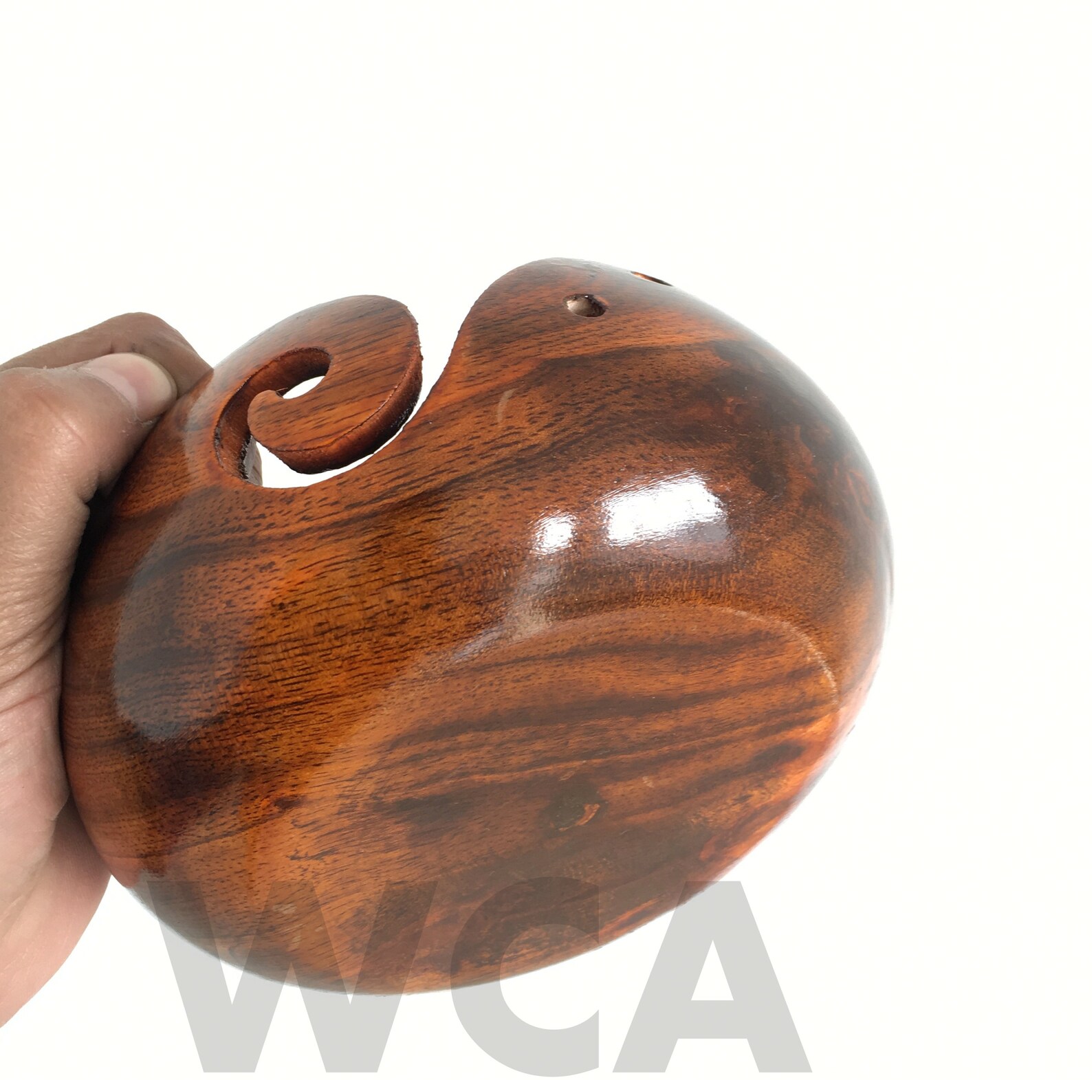 Wooden yarn bowl Vintage Yarn Holder Handmade Yarn Bowl mom Etsy