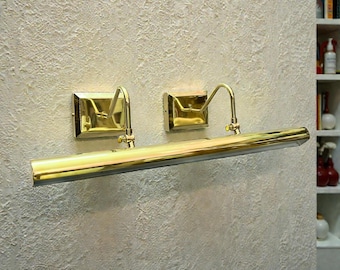 Vintage Picture Light | Modern Brass Wall Light | Vanity Mirror Sconce | Handmade Metal Lamp |