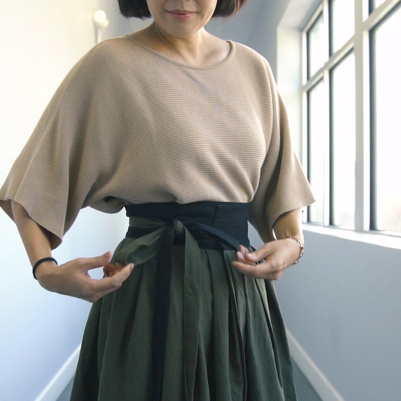 Saia Hanbok Wrap em PDF - Terapia de Costura com um Vídeo Passo a Passo de Costura imagem 6