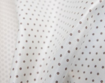 1/2 Yard Soft TPU Laminated Cotton (Non-Toxic, Food Safe) - Baked Dot 41" Wide