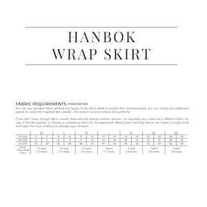 Saia Hanbok Wrap em PDF - Terapia de Costura com um Vídeo Passo a Passo de Costura imagem 3