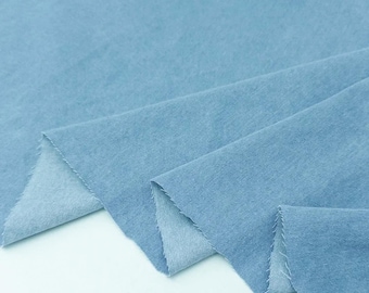 1/2 Yard 6 Oz DENIM Cotton 100% - Chambray 66" Wide