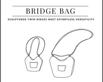 PDF Bridge Bag Pattern - Sewing Therapy with a Step-by-Step Sewalong Video