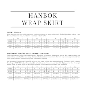 Saia Hanbok Wrap em PDF - Terapia de Costura com um Vídeo Passo a Passo de Costura imagem 2