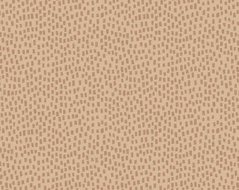 1/2 Yard The Dreamer by Lewis & Irene - Caramel Dashes Cotton 100% 42" Wide