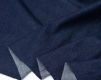 1/2 Yard 6 Oz DENIM Cotton 100% - Indigo 66" Wide