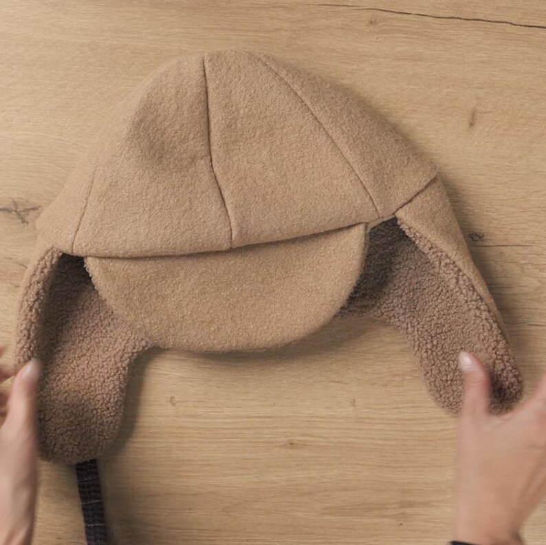 1/2 Yard Sherpa Fleece in Coffee 56" Wide image 7