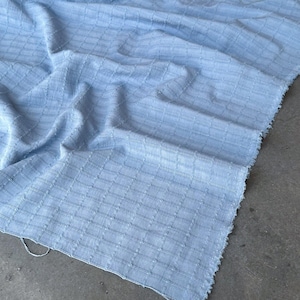 Cadre jacquard de coton mélangé 1/2 mètre - Fenêtre ciel de 55 po. de large