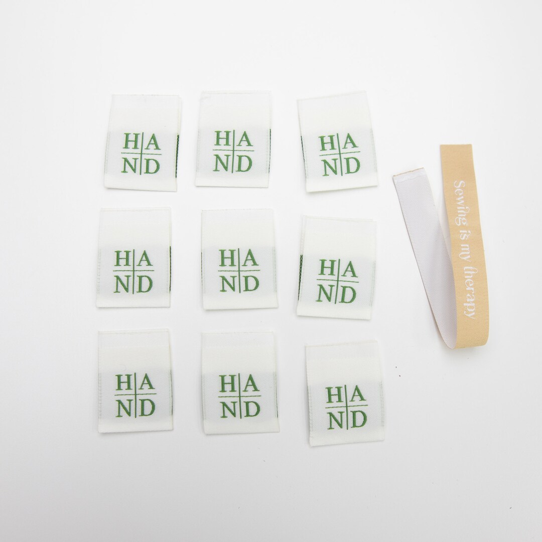 HAND Sewing Labels THE BASIC From Sewing Therapy 10 Labels in Each