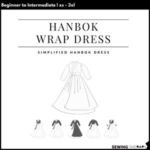 PDF Hanbok Wrap Dress - Sewing Therapy with a Step-by-Step Sewalong Video