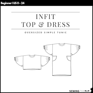 PDF Infit Top and Dress - Sewing Therapy with a Step-by-Step Sewalong Video