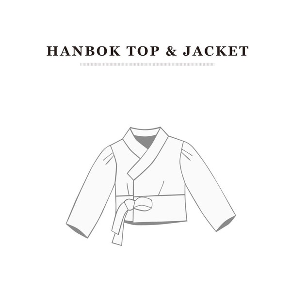 PDF Hanbok Top & Jacket - Sewing Therapy with a Step-by-Step Sewalong Video