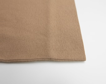 1/2 Yard PALETTE Ribbing (for neckline, cuff and waistband) Cotton 100% - Beige 40" Wide