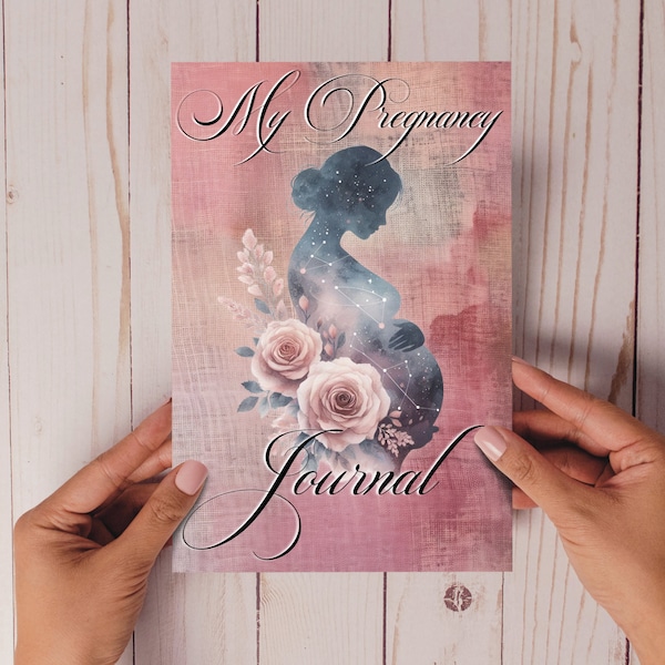 Pregnancy journal PNG Digital file for Pioneer Supplier & Creations and Driven By Graphics (2 files included) sublimation journal blanks