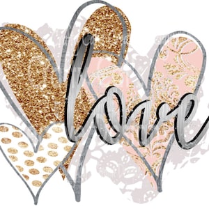 Love, Clipart, PNG, Digital Download, Sublimation Design, Instant Download, Clipart, Graphic
