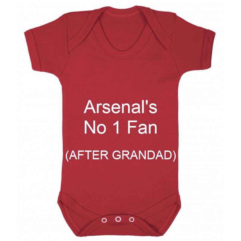 Arsenal baby sleepsuit 2025