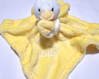Personalised Baby Duck Comforter