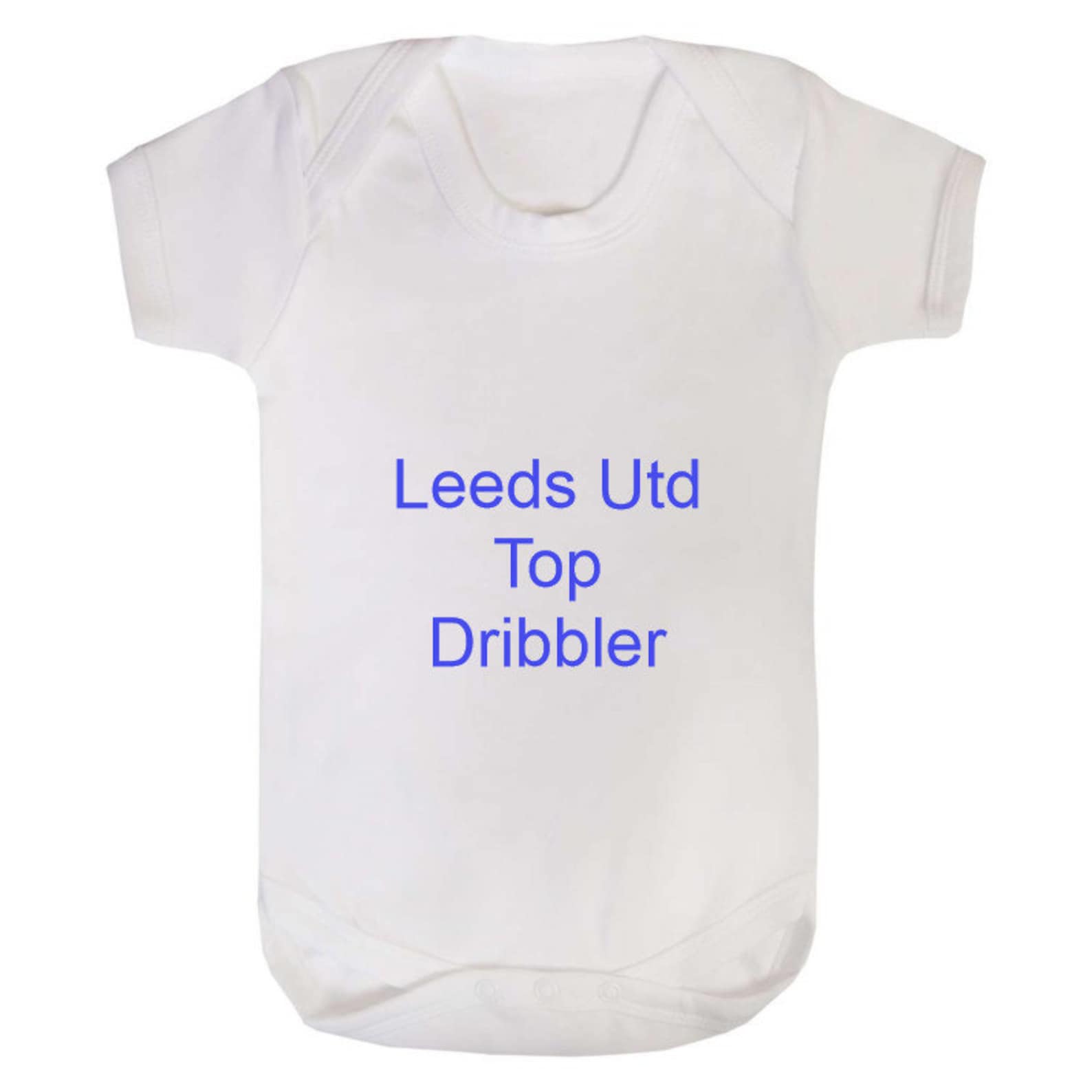 Personalised Football Baby Grow 6 to 12 Months Leeds Utd Top Etsy UK