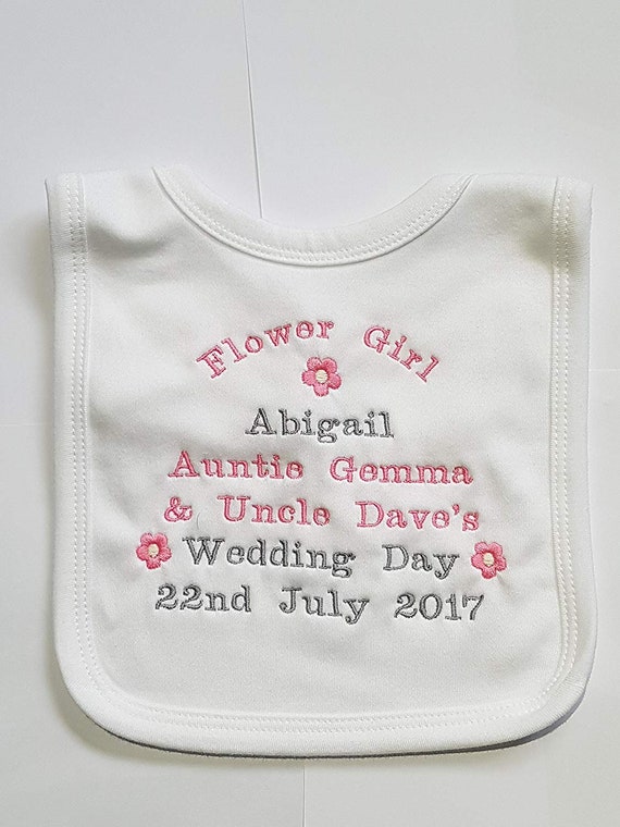 PERSONALISED BABY//TODDLER BIB GIFT KEEPSAKE BOY OR GIRL